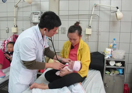 Bad weather causes spike in children attending hospitals