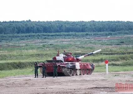 Vietnamese tank crew secures group’s second place at Army Games 2021