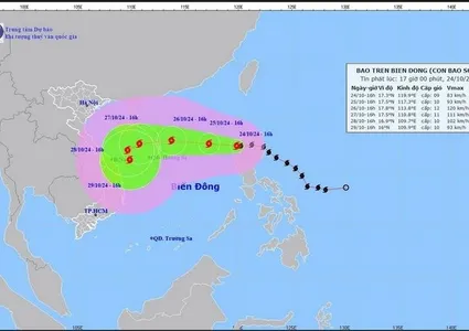 Trami enters East Sea, becoming sixth tropical storm this year