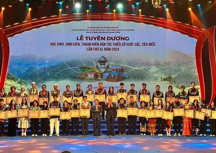 Outstanding ethnic minority students, youths honoured