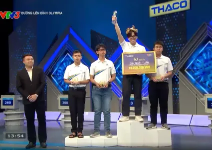 Road to Olympia Mount:   Outstanding Performance Earns Hanoi Schoolboy Laurel Wreath