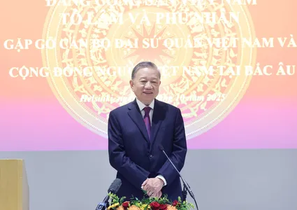 Party leader hails solidarity, contributions of Vietnamese communities in Nordic countries