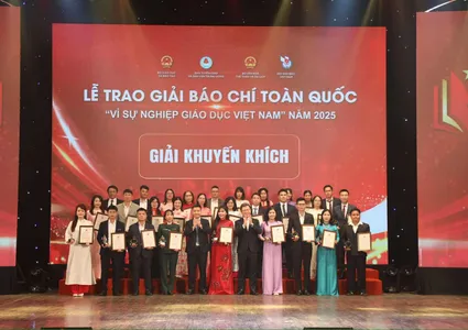 VTV wins First Prize at the National For Vietnam Education Development  Press Awards  2025
