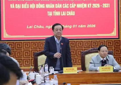 Parliamentary leaders inspect election preparations in Lai Chau, Son La