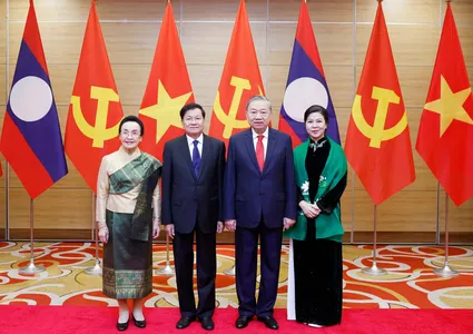 Lao leader’s Vietnam visit further nurtures special ties: Lao media