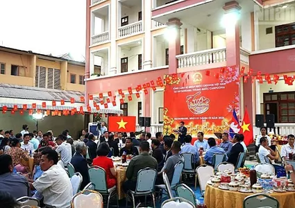 Vietnamese community in northwest Cambodia celebrates New Year