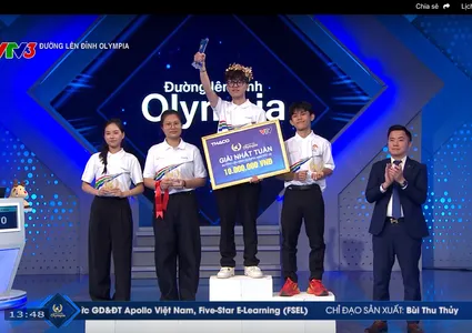 Road to Olympia Mount: Phu Tho Schoolboy Stages Comeback from 15 Points to Win the Weekly Laurel