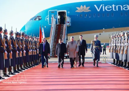 Prime Minister Pham Minh Chinh begins official visit to Russia
