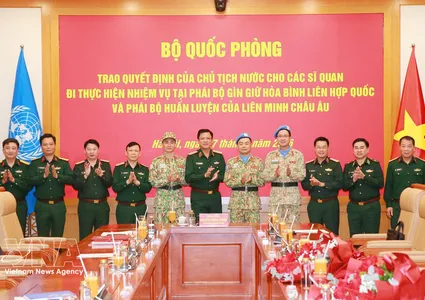 Vietnam deploys first joint military operations officer to UNISFA