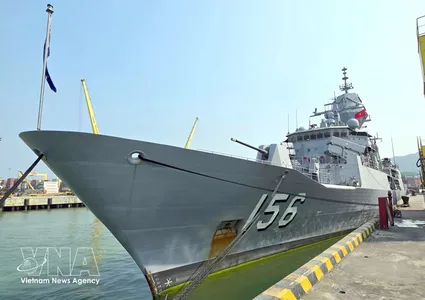 Australian navy ship visits Da Nang