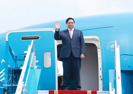 Prime Minister Pham Minh Chinh leaves for official visit to Russia