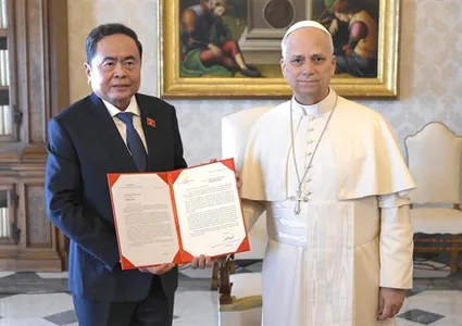 NA Chairman meets Pope Leo XIV at the Vatican