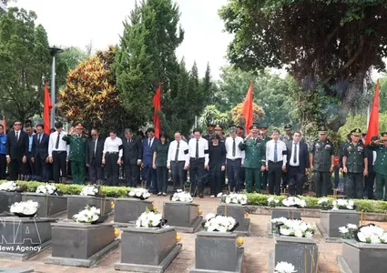 Remains of 18 Vietnamese martyrs repatriated from Cambodia laid to rest in Gia Lai