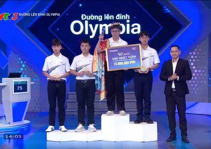 Road to Olympia Mount: Hanoi Schoolboy Wins Laurel Wreath in Impressive Fashion
