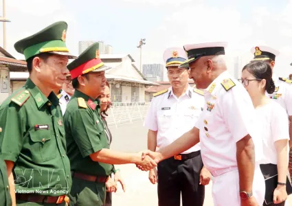 Indian Navy flotilla begins goodwill visit to Ho Chi Minh City