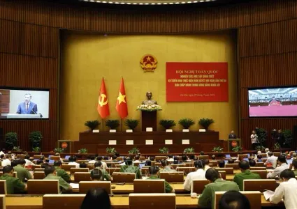 National teleconference disseminates resolutions of 14th Party Central Committee’s third session