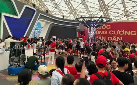 Gian trưng bày VTV: Khán giả hào hứng với những "Chiến binh Robocon"