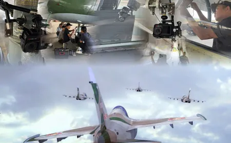 Sáng tạo sau thước phim hùng tráng trên bầu trời Lễ diễu binh, diễu hành