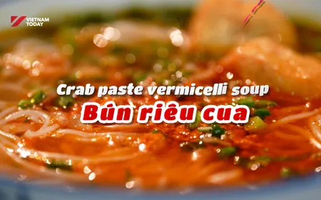 Crab paste vermicelli soup - Bún riêu cua | Street Food