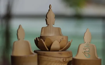 Sculptures from bamboo nodes | Vibes of Vietnam