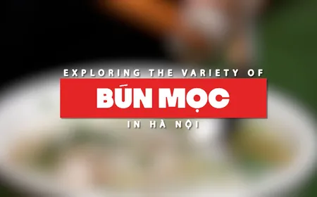 Exploring the Variety of Bún Mọc in Hà Nội | Street Food