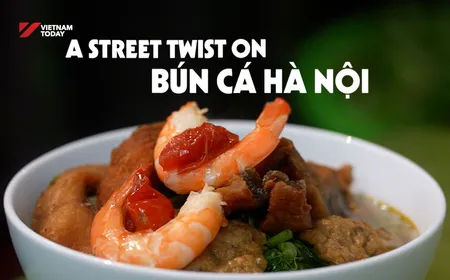 A Street Twist on Bún Cá Hà Nội | Street Food