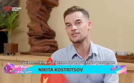 Learning Vietnamese with Nikita Kostritsov | Fun Learning Vietnames
