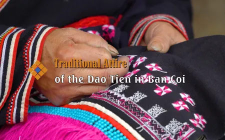 Traditional clothing of the Dao Tiền people | The Rhythms of Vietnam