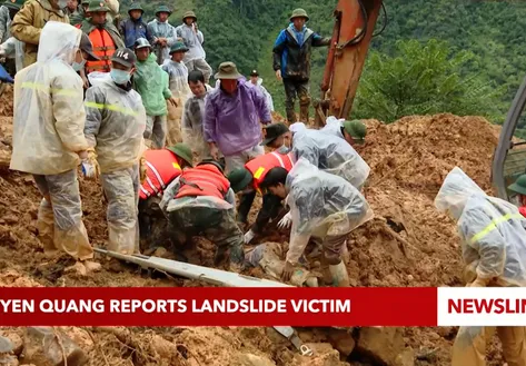Tuyen Quang reports landslide victim