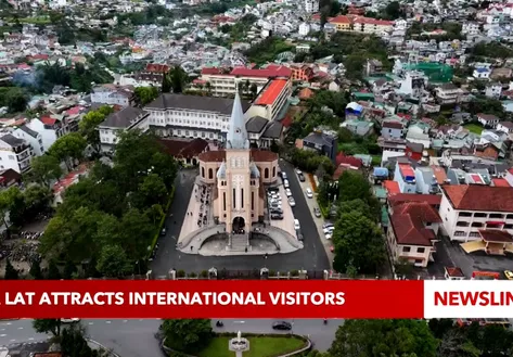 Da Lat attracts international visitors