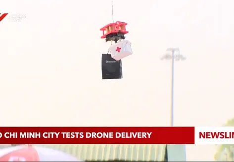 Ho Chi Minh City tests drone delivery