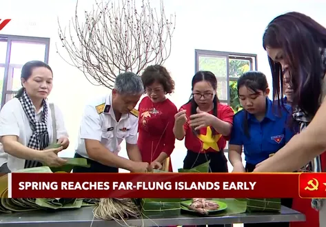 Spring reaches far-flung islands early