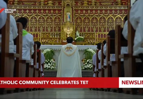 Catholic community celebrates Tết