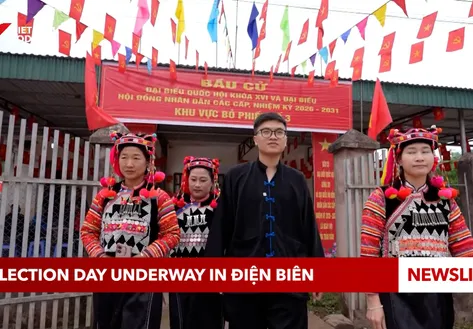 Election day progress from A Pa Chải - Điện Biên province