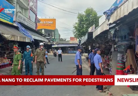 Đà Nẵng to reclaim pavements for pedestrians