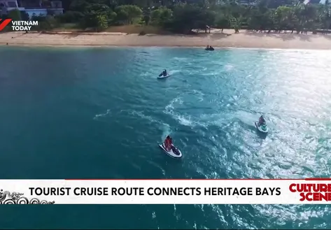 Tourist cruise route connects heritage bays