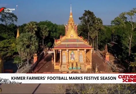 Khmer farmers' football marks festive season