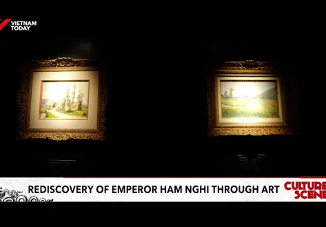 Rediscovery of emperor Hàm Nghi through art