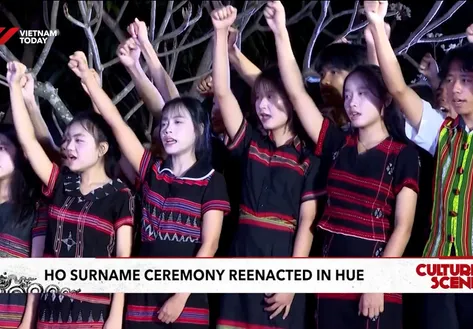 Hồ surname ceremony reenacted in Huế