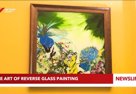 The art of reverse glass painting