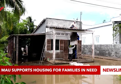 Cà Mau supports housing for families in need