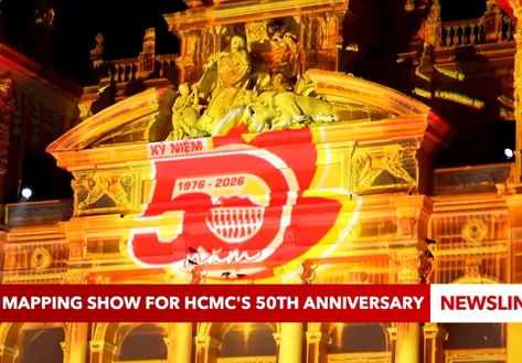 3D mapping show for Hồ Chí Minh City's 50th anniversary