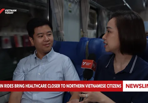 Train rides bring healthcare closer to Northern Vietnamese citizens
