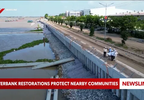 Riverbank restorations protect nearby communities