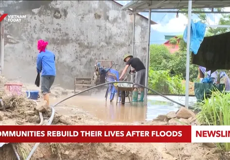 Communities rebuild their lives after floods