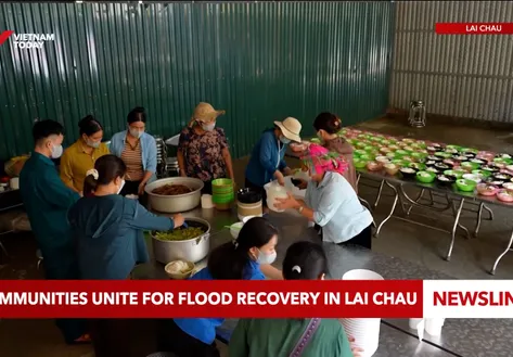 Communities unite for flood recovery in Lai Chau