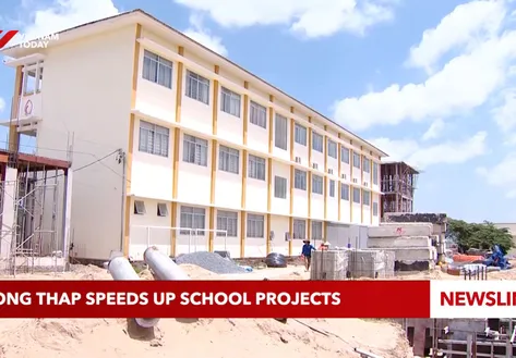 Dong Thap speeds up school projects
