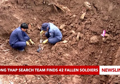 Dong Thap search team finds 42 fallen soldiers