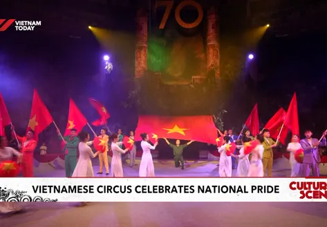 Vietnamese circus celebrates national pride
