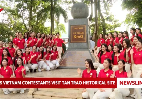 Miss Vietnam 2026 contestants visit Tan Trao historical site